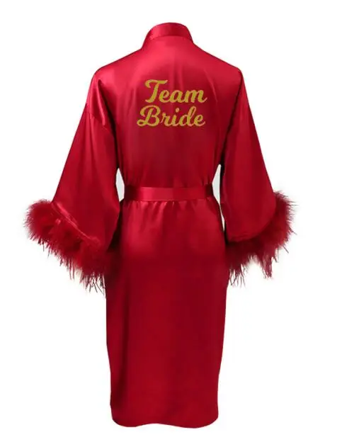 Сексуальный женский Атласный халат-кимоно халат Свадебный для матери невесты