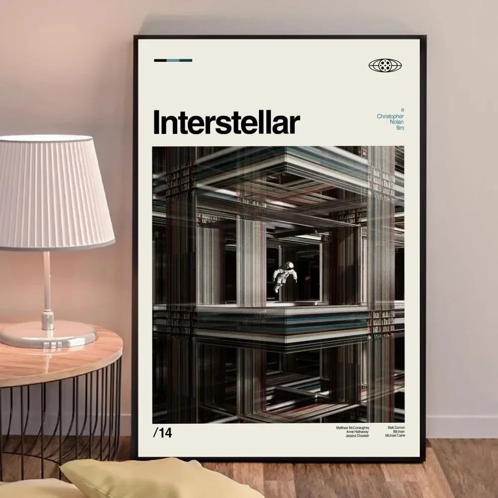 Межзвездные классические научно-фантастические постеры с фильмами и настенная живопись на холсте, постер, декор для гостиной, дома, декоро