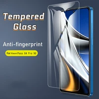for xiaomi poco x4 pro 5g tempered glass film full coverage anti fingerprint screen protector for poco x4 pro accessories