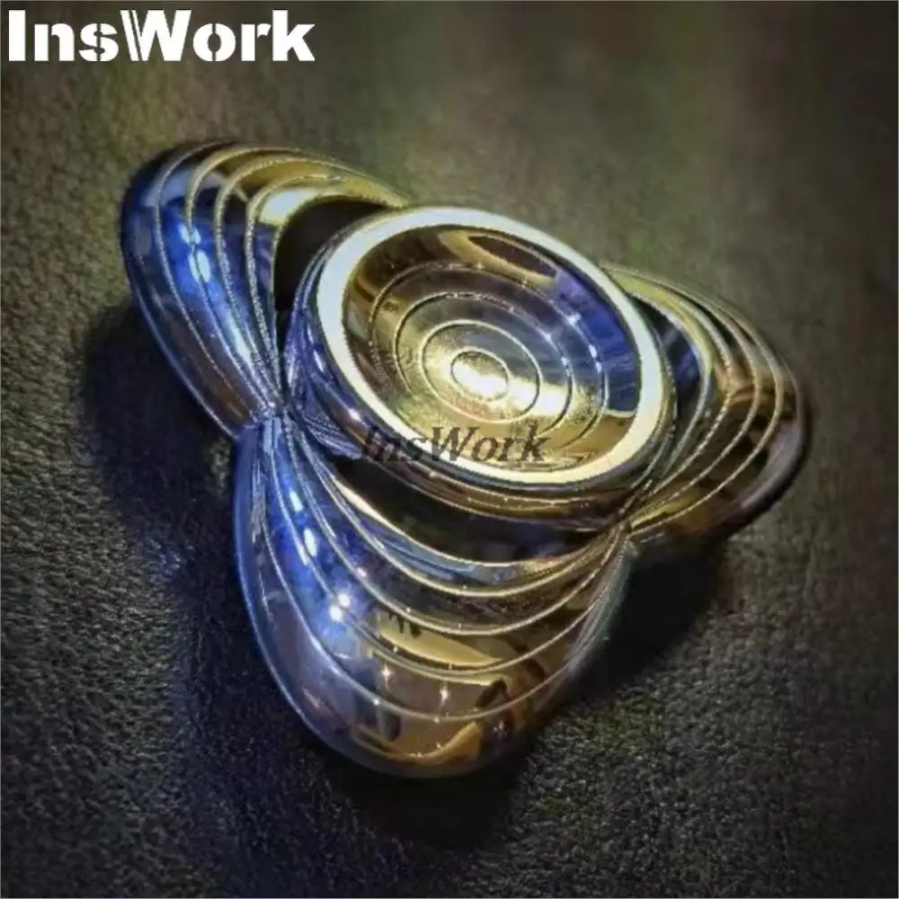 

Stainless Steel Fingertip Gyro Spinner Fidget EDC Figet Spinner Office Toy