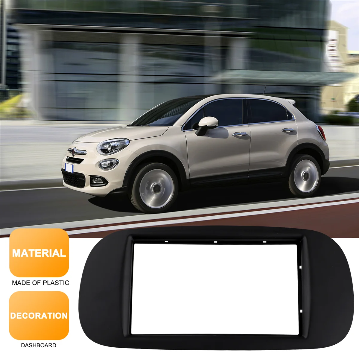 Автомобильный радиоприемник 2 Din Fascia для Fiat 500 2007-2015 DVD-стерео панель установка