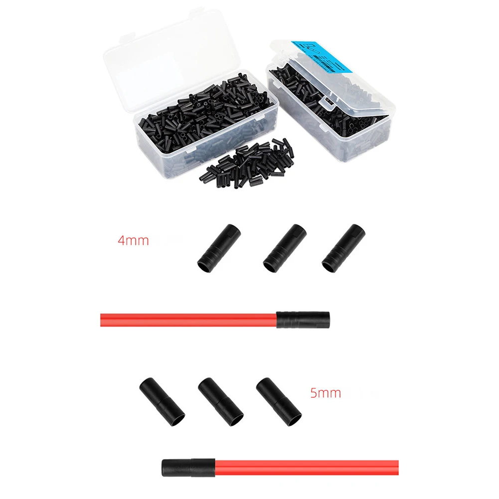 1000 шт. Велосипедный тормозной кабель зажимные концевые заглушки пластиковые 4/5