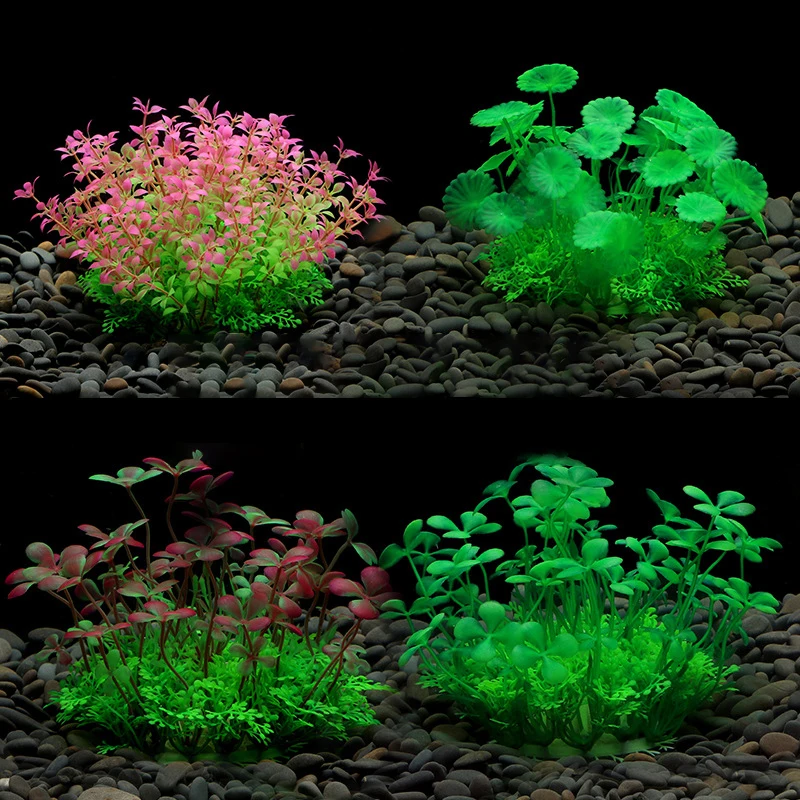 

1Pc Simulation Artificial Plants Aquarium Decor Accessories Plastic Underwater Weed Grass Fish Tank Decoration Ornament