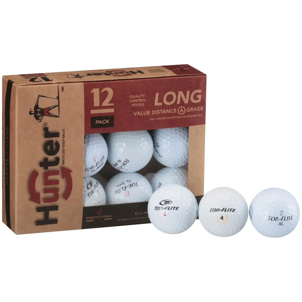 Golf Balls, Used, Near Mint Quality, 12 Pack