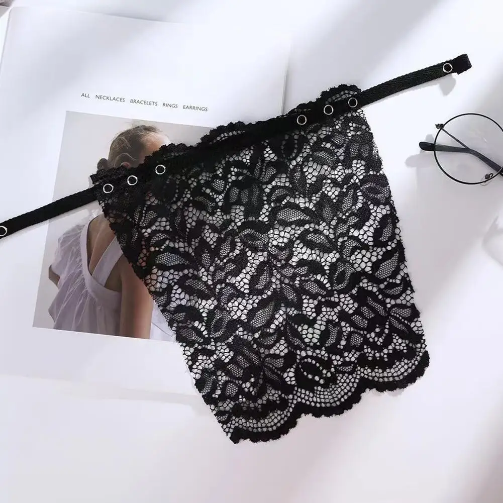 

Women Lace Privacy Anti Peep Invisible Bra Clip-on Fragment Modesty Wrapped Panel Underwear Hide Overlay Camisole Insert Q3u6