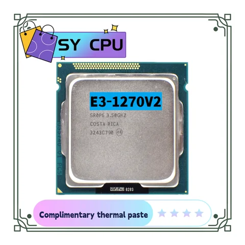 Б/у процессор Xeon E3 1270 V2 1270V2 3,5 ГГц LGA 1155 8 Мб четырехъядерный