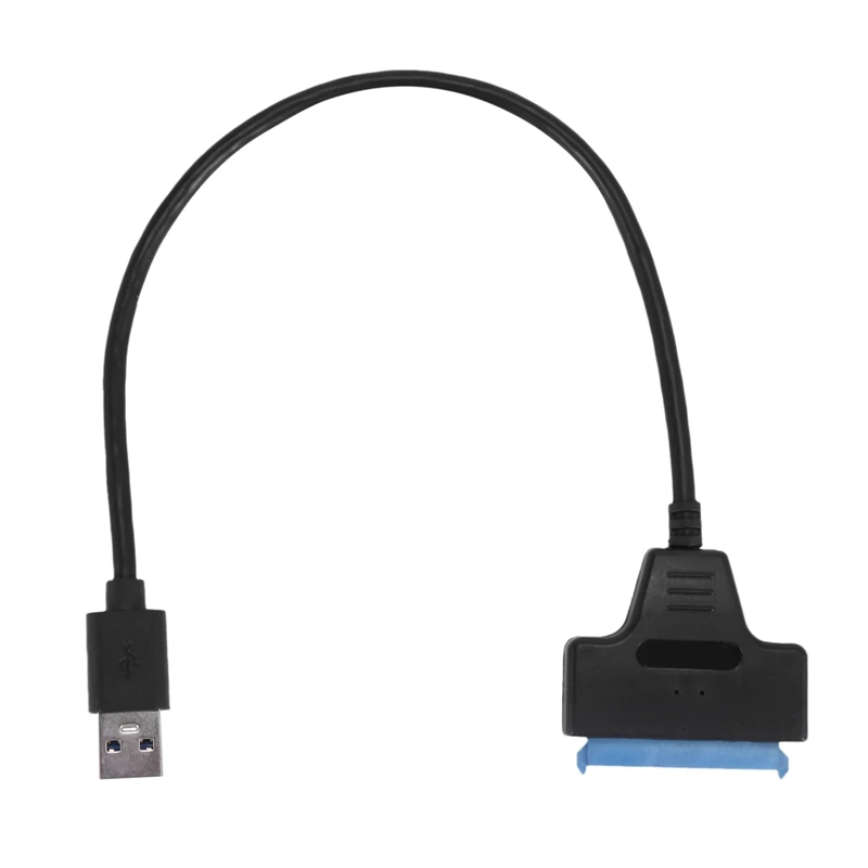 Переходник для жесткого диска SATA с USB 3 0 на 2 5 дюйма кабель адаптера SDD черный
