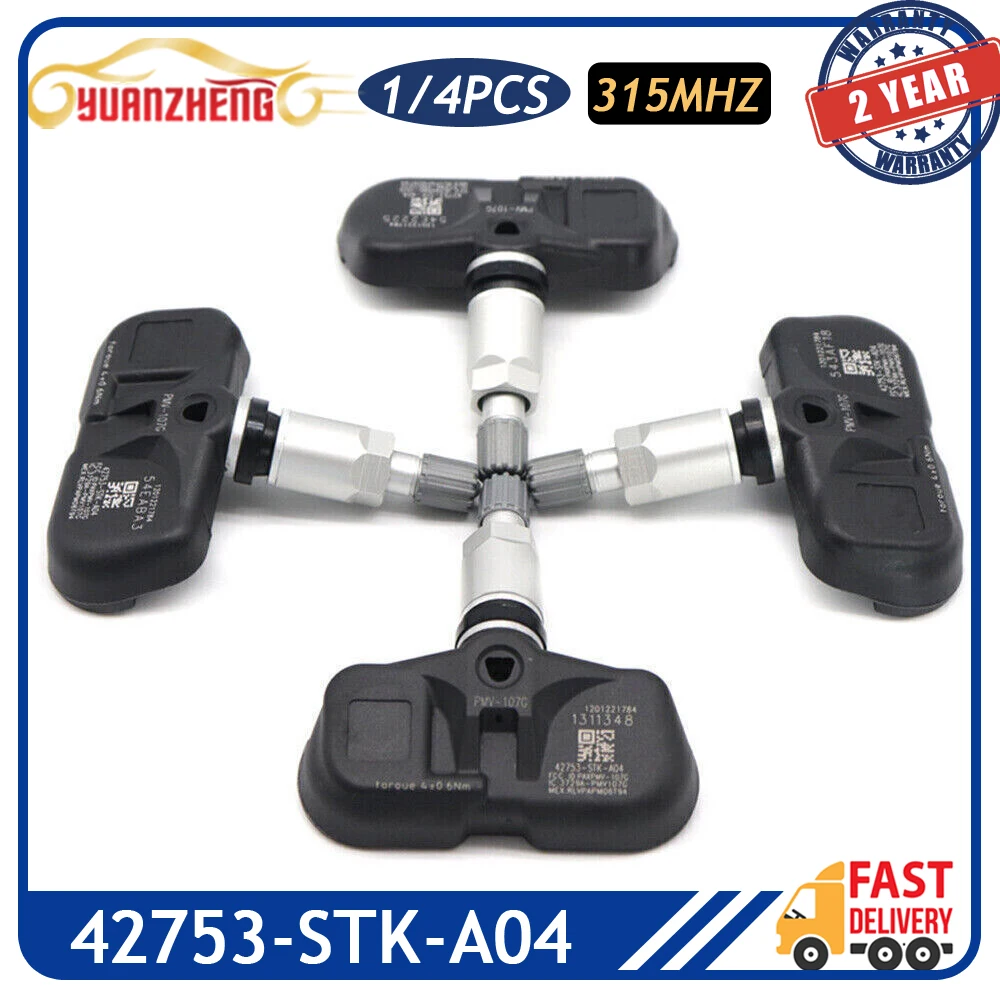 Система мониторинга датчика давления в шинах TPMS 42753-STK-A04 для Acura MDX TSX RDX для Honda Pilot 2007-2015 PMV-107G 315 МГц л Система мониторинга датчика давления в шинах TPMS 42753-STK-A04 для Acura MDX TSX RDX для Honda Pilot 2007-2015 PMV-107G 315 МГц л