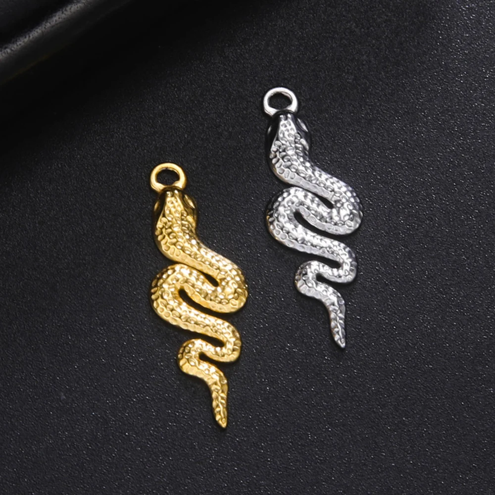 My Shape 5 pcs Небольшие подвески в виде змеи для браслета ожерелья ножные браслеты из