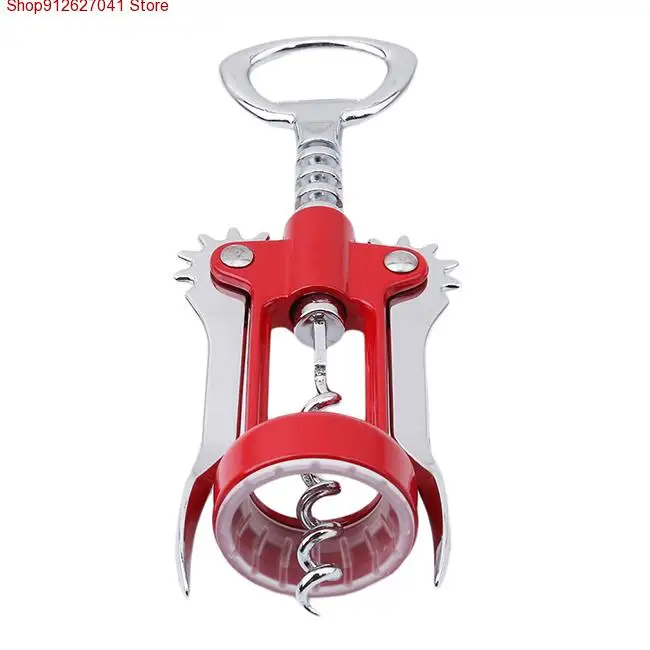 

Stainless Steel Bottle Opener Waiter Metal Red Wine Opener Corkscrew Bottle Handle Bottle Pumps Corkscrews Cork Out Tool