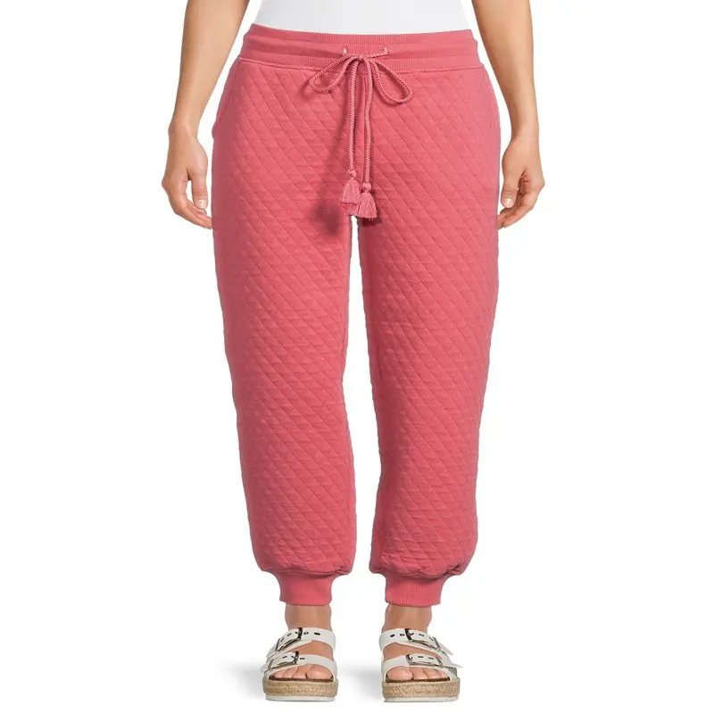 

HMCN Women`s Coordinating Quilted Drawstring Waist Pant