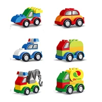 car aircraft model big building blocks engineering vehicle accessories bus helicopter compatible brick traffic set children toys