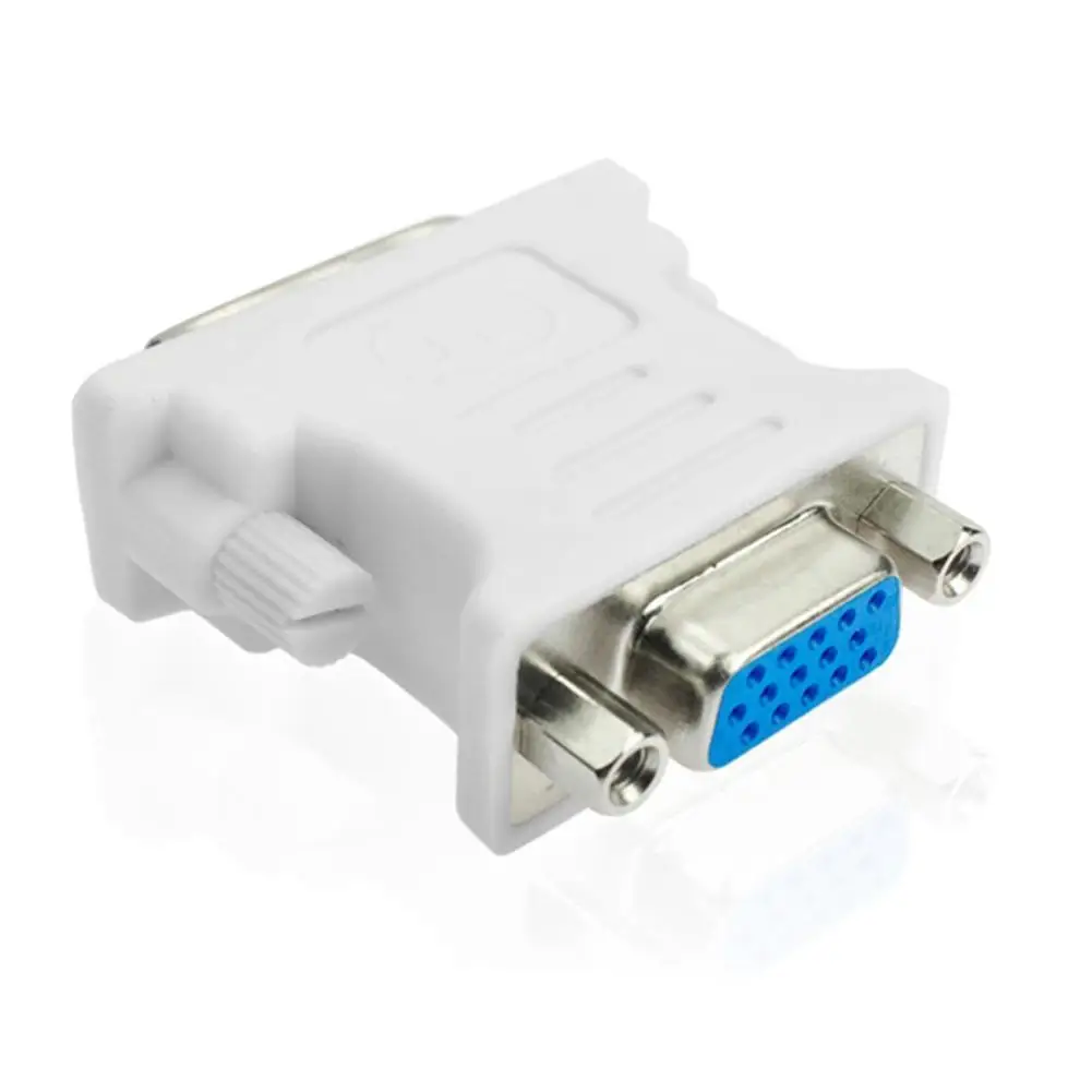 

DVI-I 24+5 Pin DVI To VGA Male To Female Video Converter Adapter For Pc Laptop For Graphics Cards