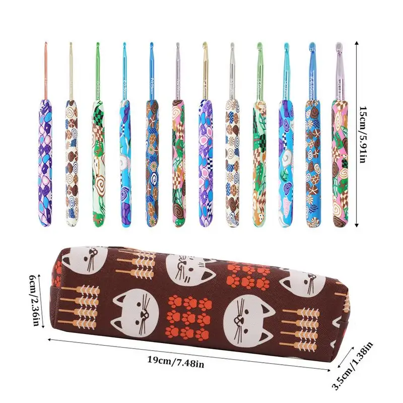 Иглы для вязания крючком пряжи Нержавеющие крючки из нержавеющей стали Носки