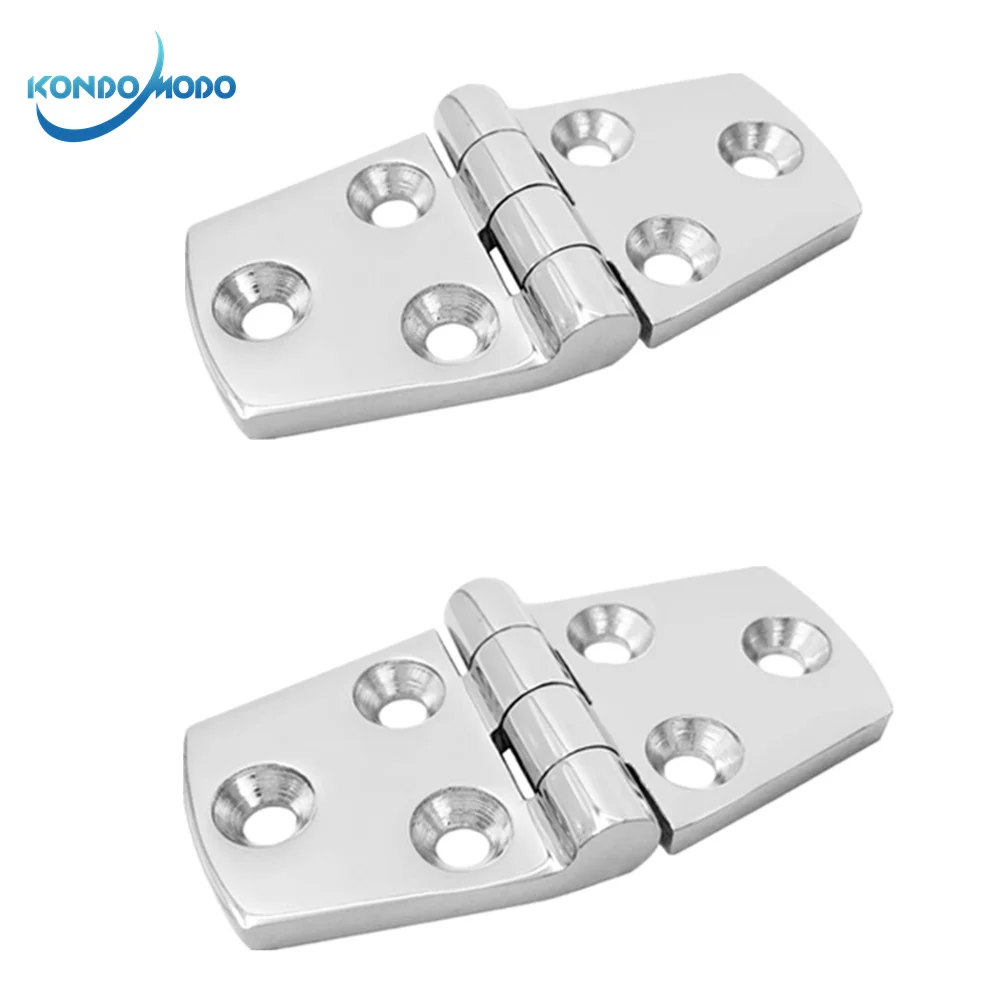 

2PCS 38*76mm 316Stainless Steel Heavy Duty Marine Grade Cast Boat Caravan RV Deck Cabinet Drawer Door Strap Butt Hinge Hardware