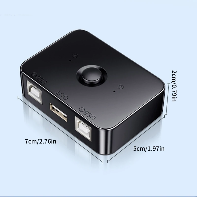 Устройство общего доступа к принтеру Селектор USB 2.0 Power с переключателем