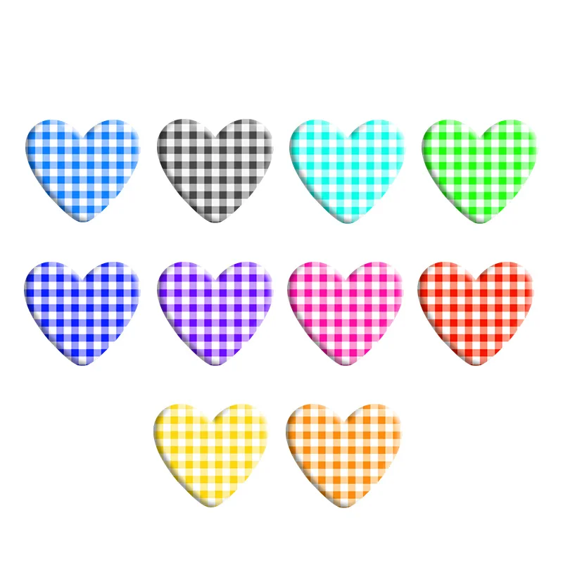 

Hearts Love Heart Resin Cabochon Accessories DIY Earring Hair Phone Applique R1740