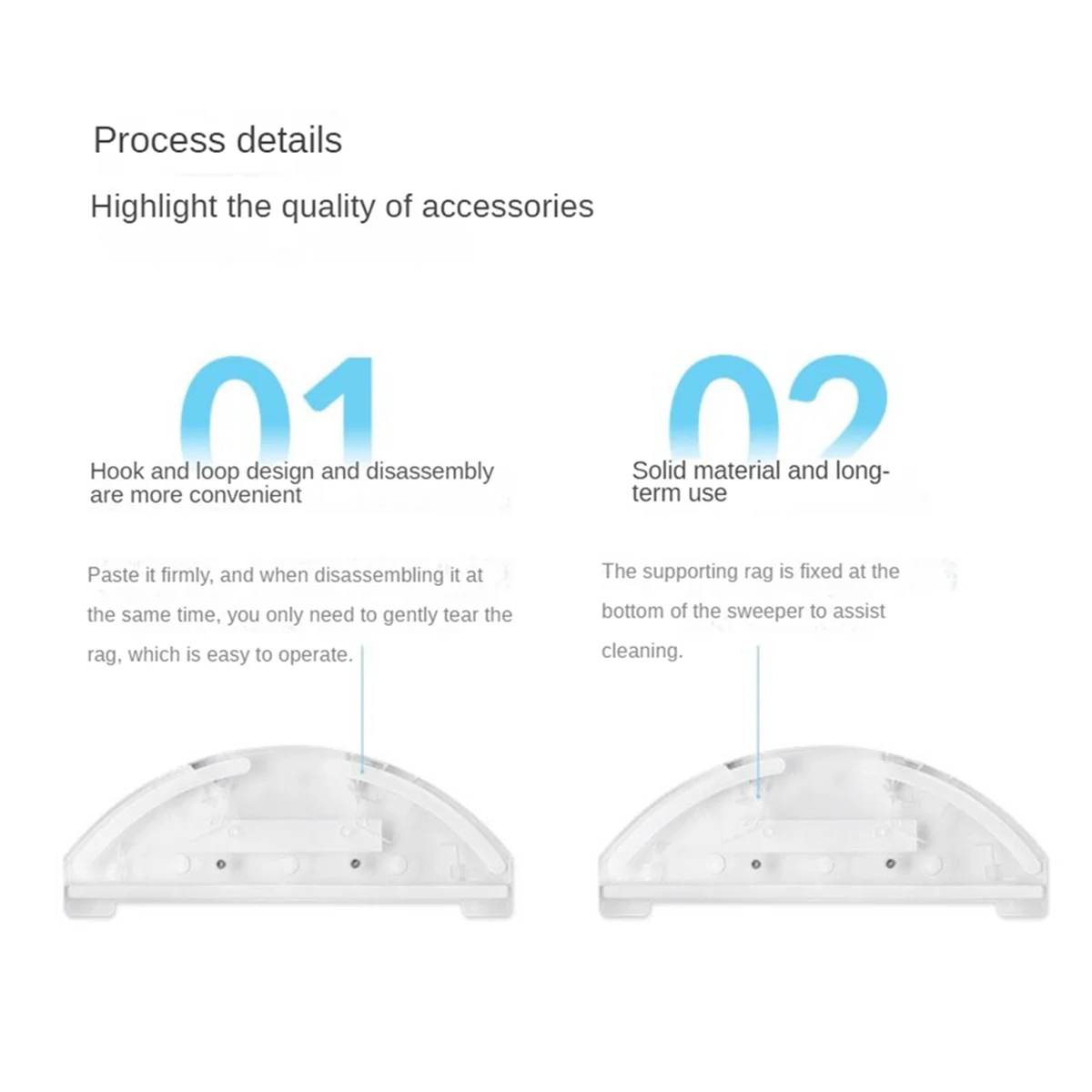 Для робота Eve Plus сменный держатель для швабры детали пылесоса модуль бытовая