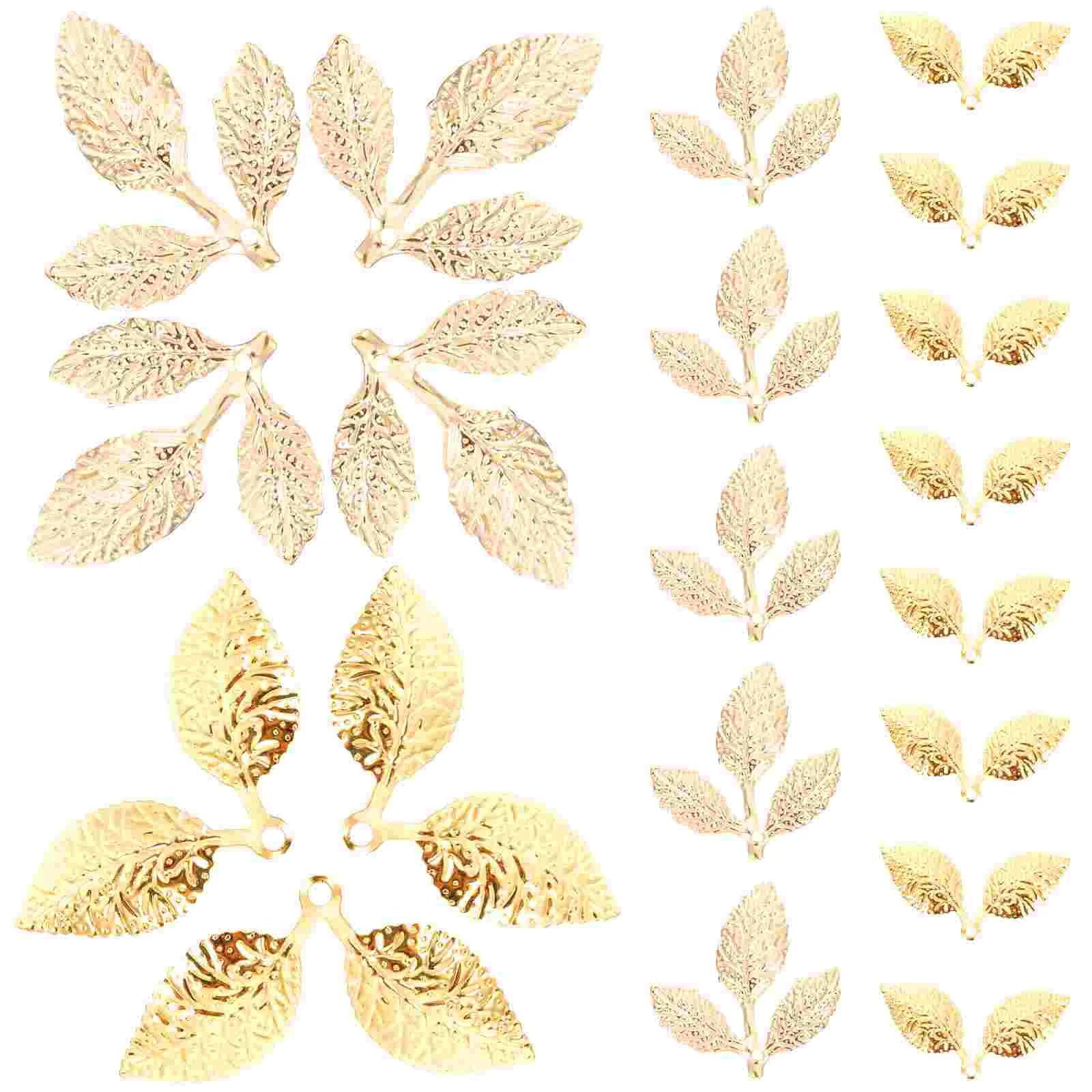 

Leaf Pendant Bracelet Making Retro Charms Jewelry Supplies Adults Braclet Crafting Bulk Necklaces Vintage Earrings