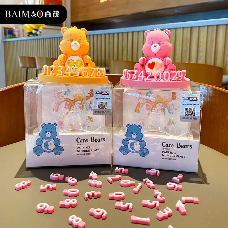 Аниме окружающий кавайный Радужный любовный медведь временная модель