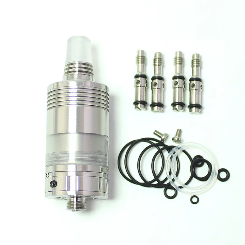 

Newest SXK style BY-KA V9 MTL RTA Tank 22mm 3ml capacity 316 SS with 4 pin top filling Replaceable tank atomizer by Vape tank