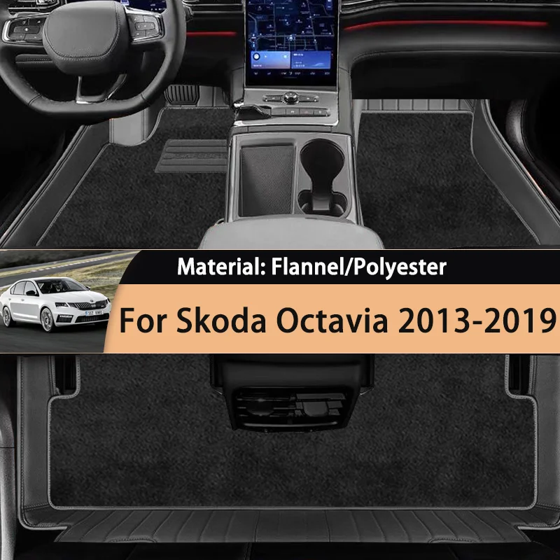 

Автомобильные коврики для Skoda Octavia 3 Mk3 Scout 5E 2013 ~ 2019 2017 2018, коврики для ног, противоскользящие накидки, аксессуары