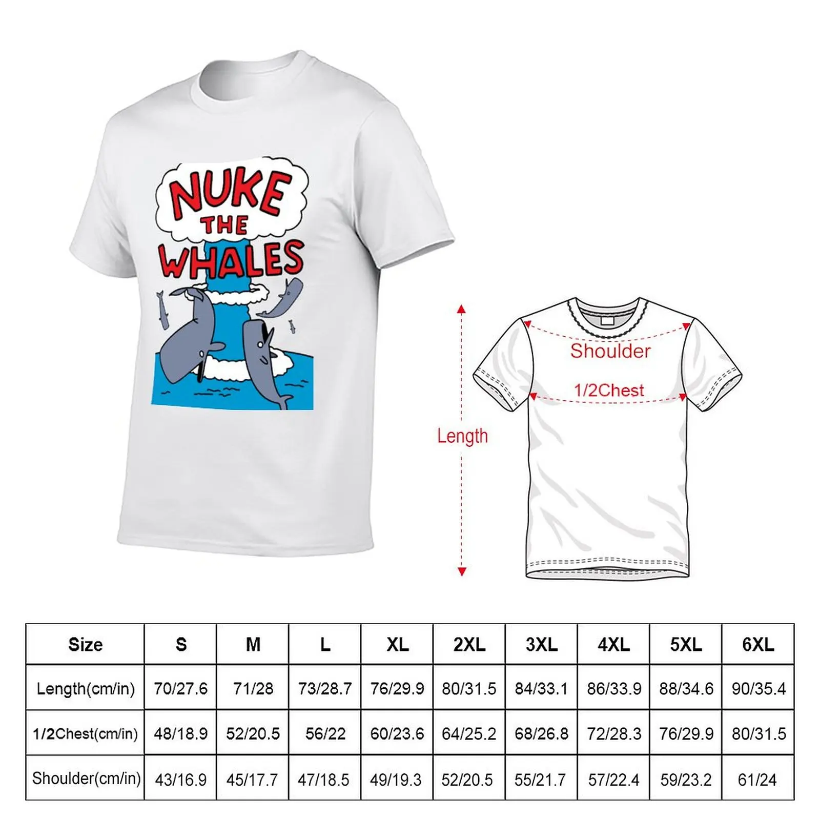 Фото Футболка Nuke The Whales, хлопковая футболка, 100% хлопок, мужские футболки, 100% хлопок, мужские футболки для мужчин, футболка №2
