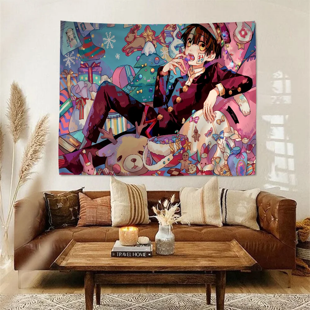 H-Hanako-kun Hanging Bohemian Tapestry Cheap Hippie Wall Tapestries Mandala Home Decor