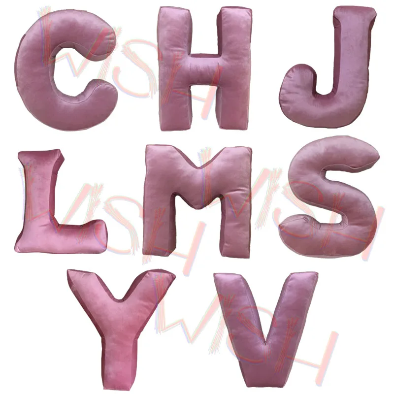 

Детская подушка с буквами из полиэстера