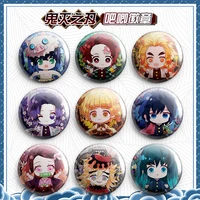 demon slayer anime cosplay badge kamado tanjirou kamado nezuko kochou shinobu brooch gift accessories
