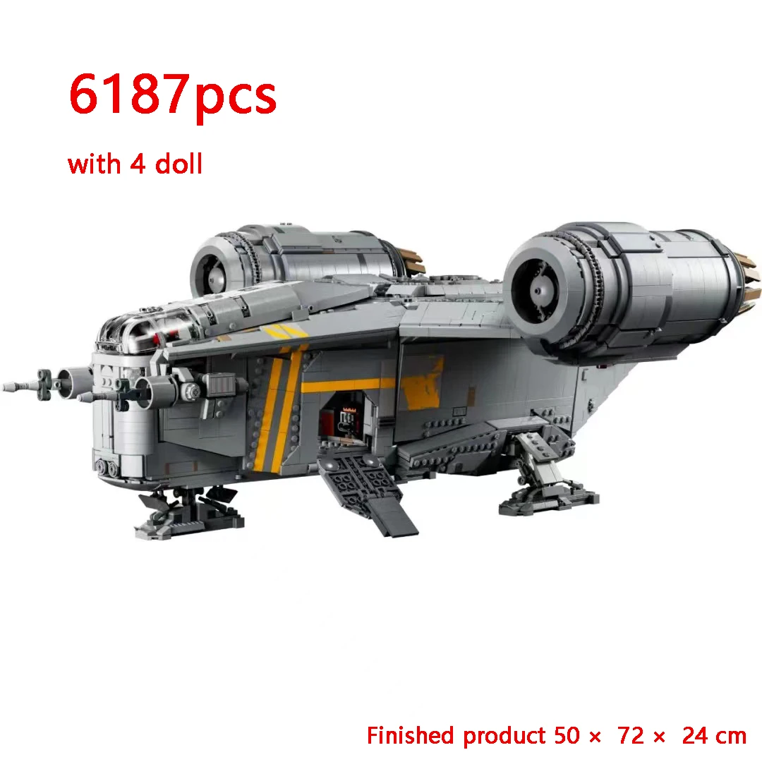 

2022 Новинка 75331 6187 шт. эксклюзивный Строительный набор мандалор разоред крест блоки кирпичи Звездные игрушки для рождественских подарков 75292...