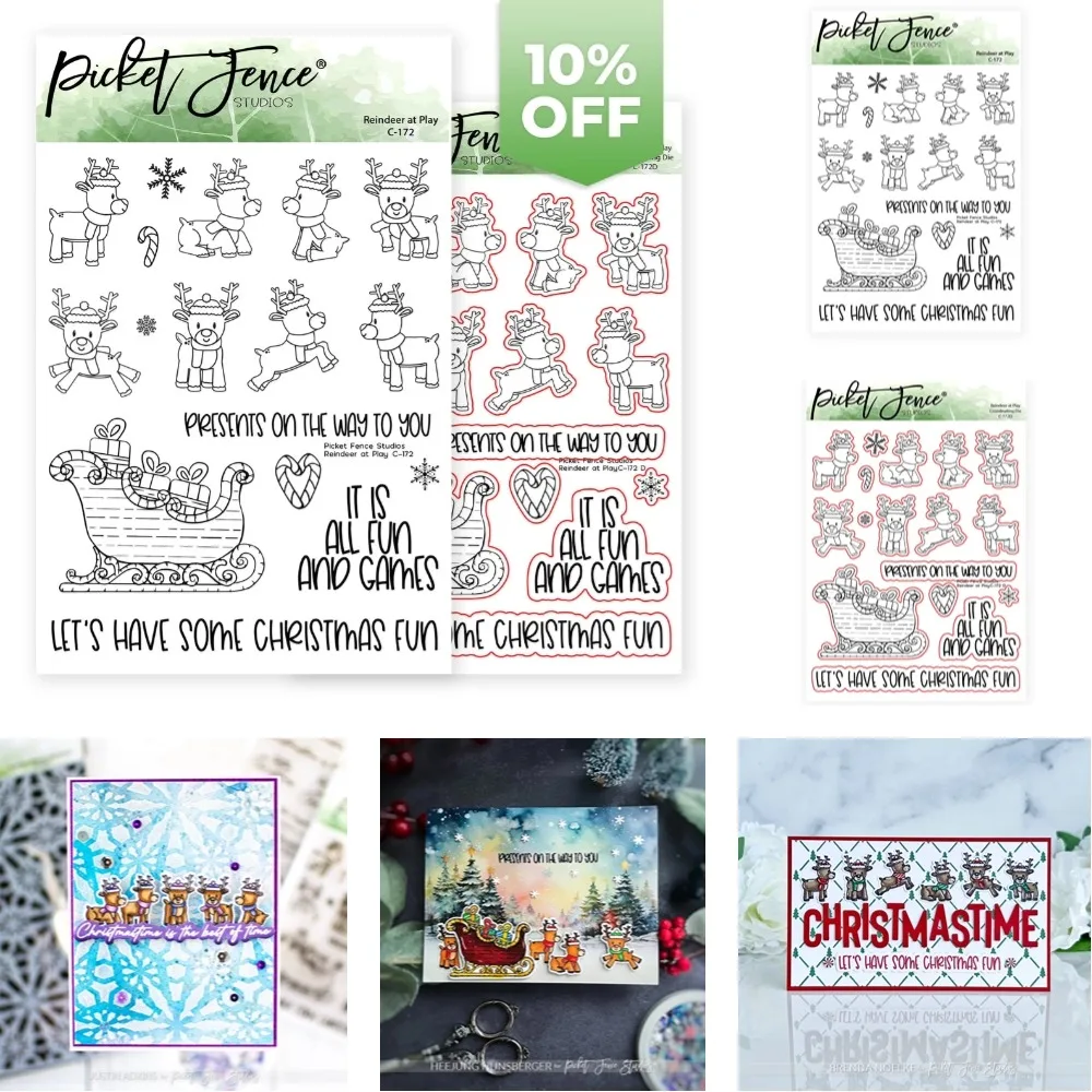 Металлические штампы и с пятнистым оленем для DIY Скрапбукинг фотоальбом тиснение