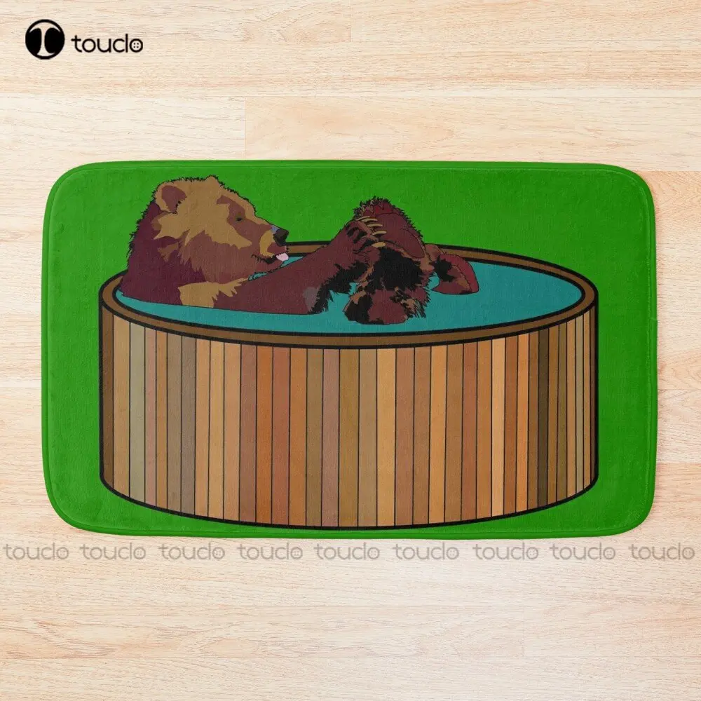 

Коврик для ванной с медведем, модный коврик для ванной