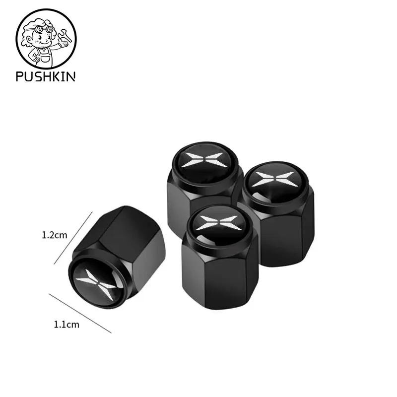 Колпачки клапанов автомобильных шин из алюминиевого сплава для Xpeng Xiaopeng P5 P7 G3 G6 G9