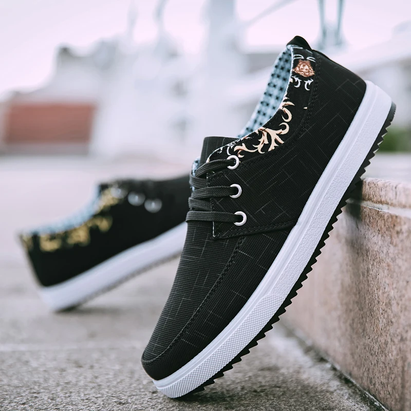 

Легкие мужские парусиновые туфли, повседневная спортивная Универсальная мягкая и удобная повседневная модная обувь