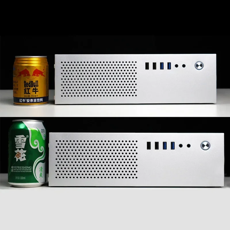 Корпус для настольного компьютера SKTC A10 HTPC оснащен блоком питания 1u MATX уникальный