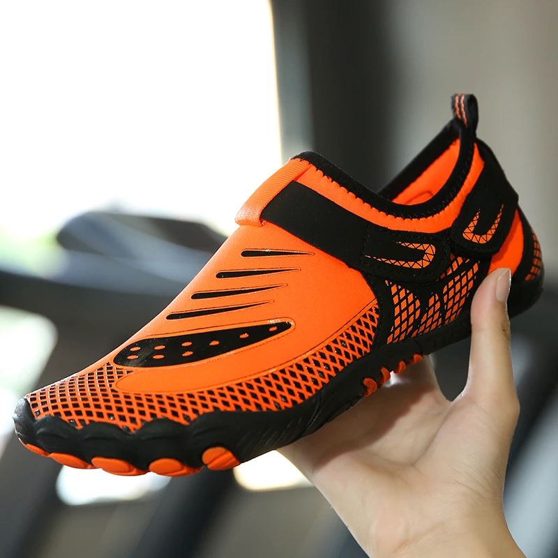 

New Unisex Breathable Water Sports Shoes Elastic Quick Dry Aqua Shoes Nonslip Wading Shoe Beach Seaside Trekking Upstream Shoe