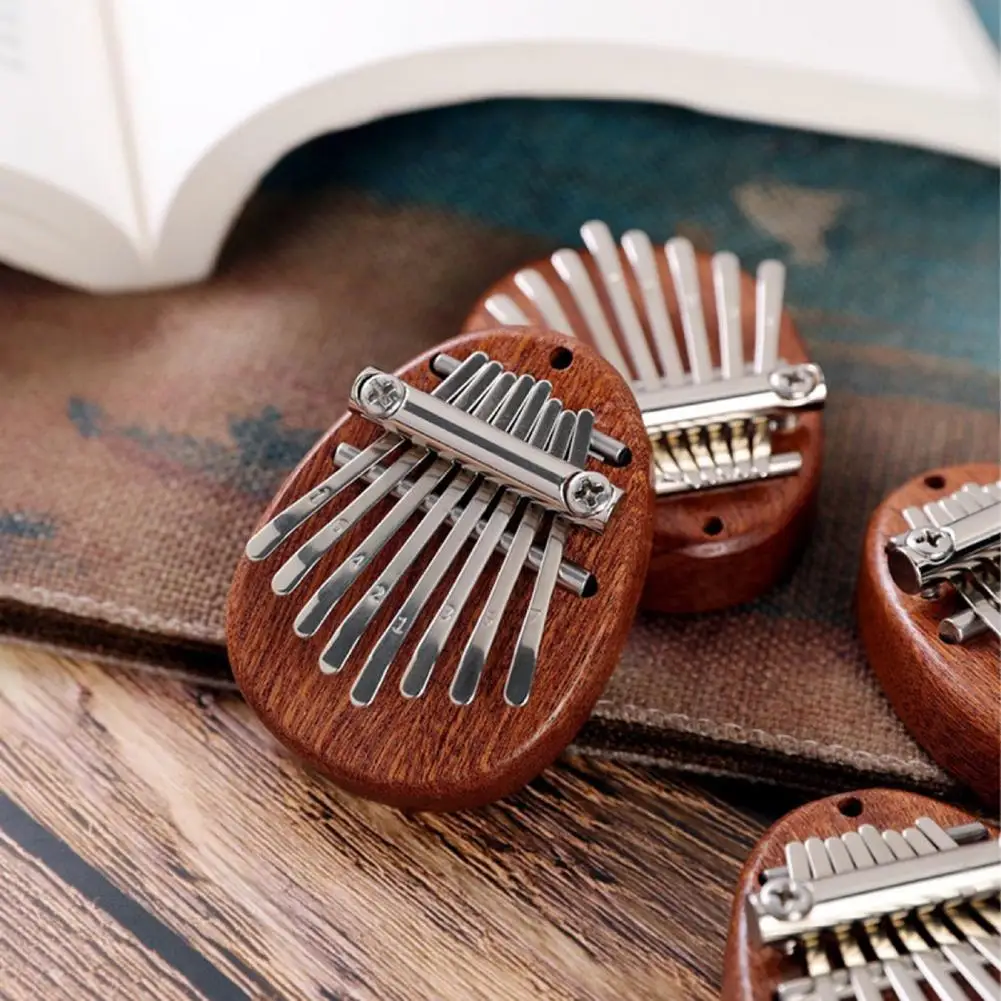 

Мини-пианино Kalimba, 8 клавиш, с ремешком, портативный музыкальный кулон Marimba, подарок, 8 клавиш, клавиатура, музыкальный инструмент