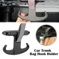car auto trunk bag hook hanger holder high strength plastic hooks bag hook black car trunk portable hook for car accessories