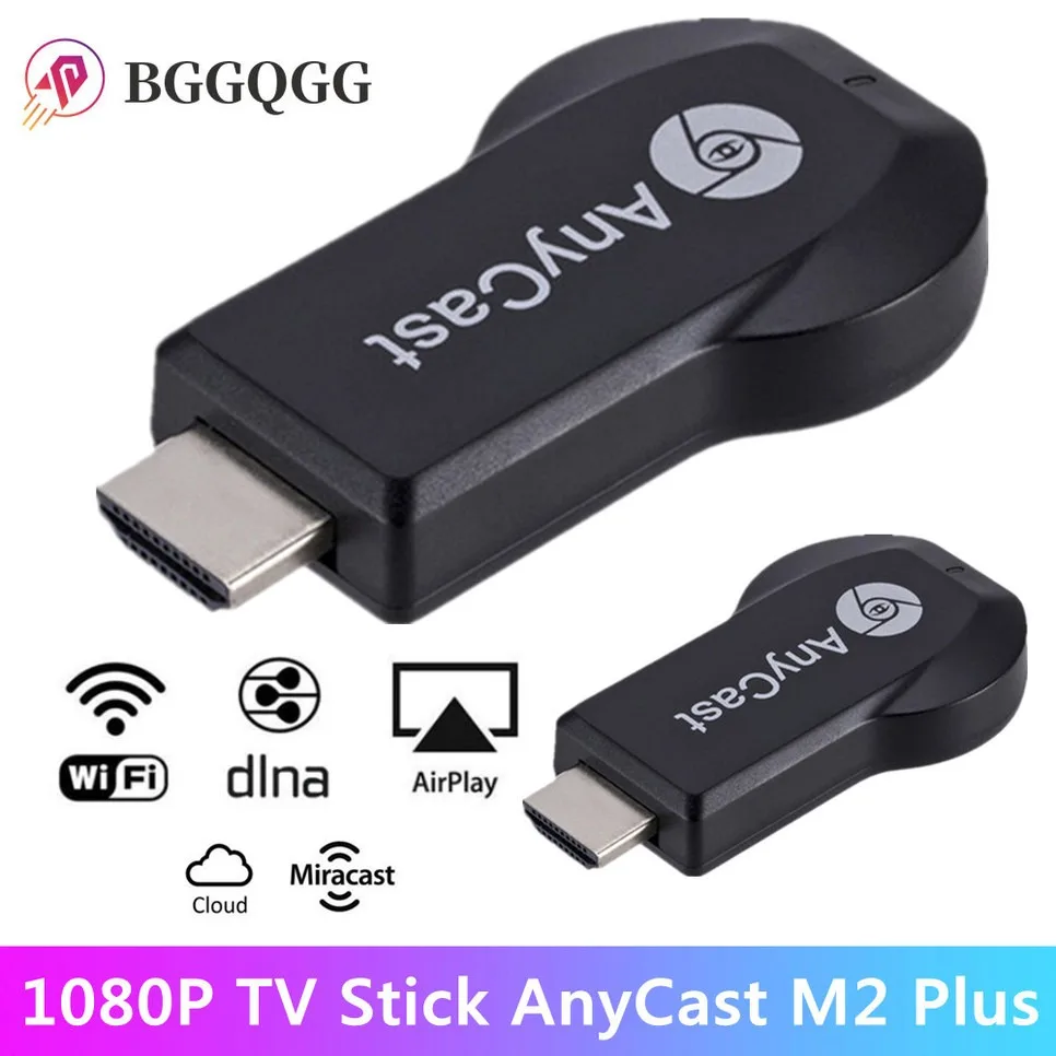 

HD 1080P TV Stick AnyCast M2 Plus 1080P Wireless WiFi Display TV Dongle Receiver for Airplay HDMI TV Stick for Miracast DLNA