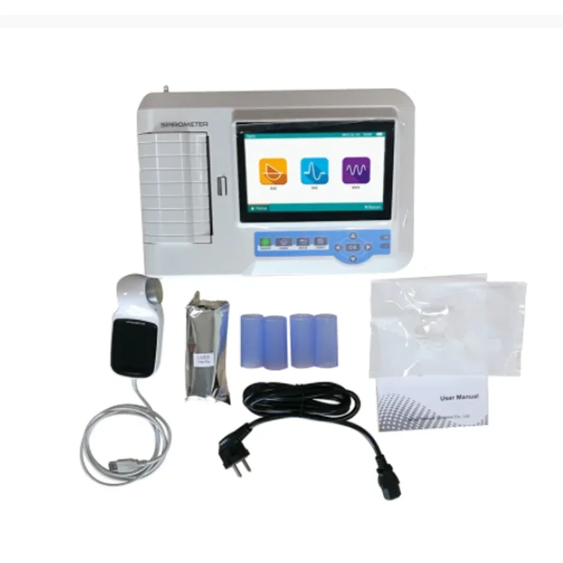 Цифровой спирометр Contec SP100 портативный тестер функций легких легкое устройство