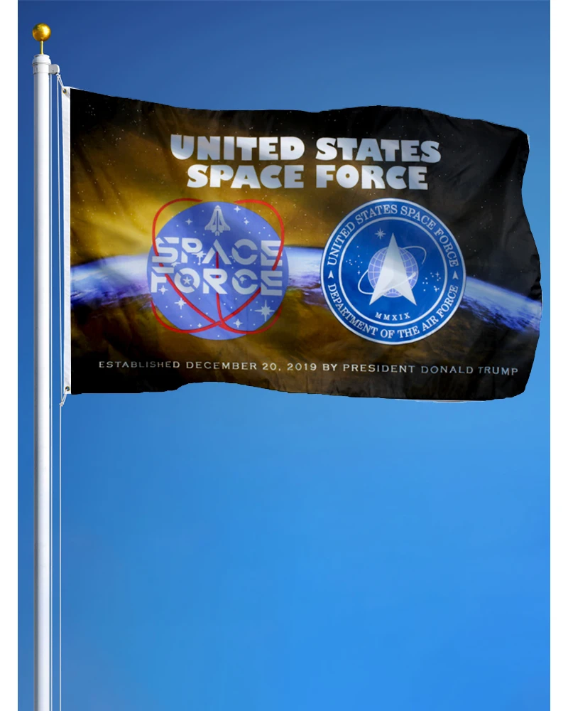 

Космическая сила США 60x90/90x150 см для декорации