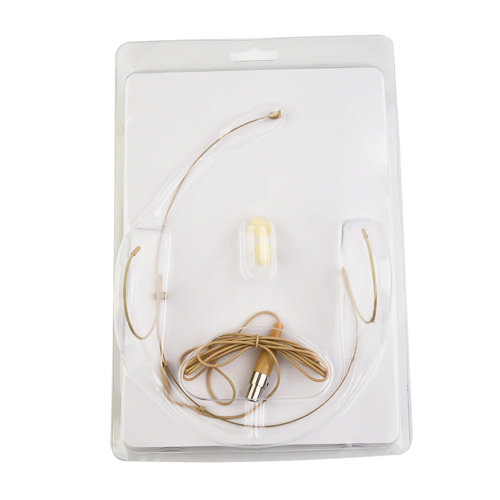 Всенаправленный XLR 4-контактный головной гарнитурный микрофон для беспроводной