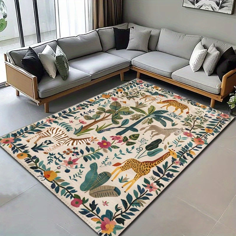 

Коврик DASTICKING Ботанический Принт Полиэстер