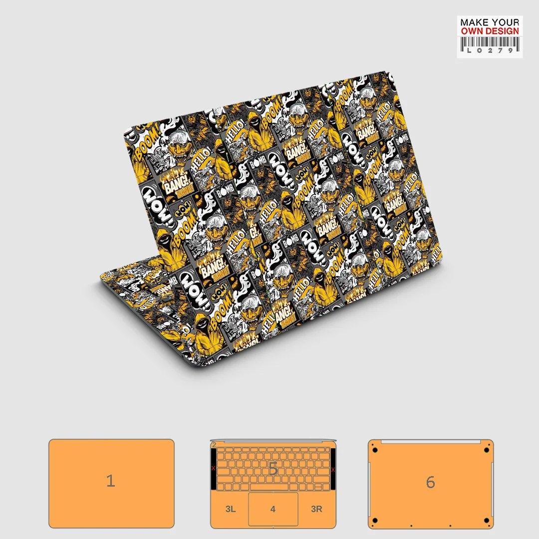 Фото Защитная виниловая наклейка OscarSkin Full Body Wrap для MacBook Pro & Air 13/14/15/16 (M1 M2 M3 M4) №5