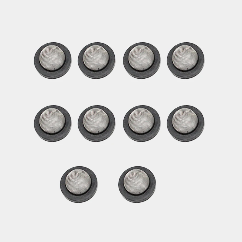 

10pcs Garden Shower Hose Silicone Rubber Washers Filter Mesh Replacement For Washing Machine Or Garden Hose