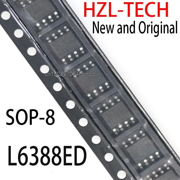 Новые и оригинальные SOP-8 L6388E L6388 SOP8 L6388ED013TR SOP L6388D L6388ED, 10 шт.