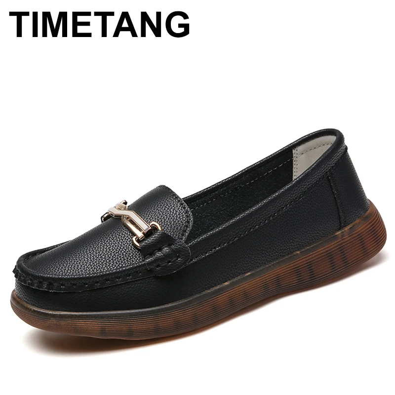 

Мокасины женские кожаные без застежки, перфорированные лоферы, дышащие кроссовки, повседневная обувь для мам, лето