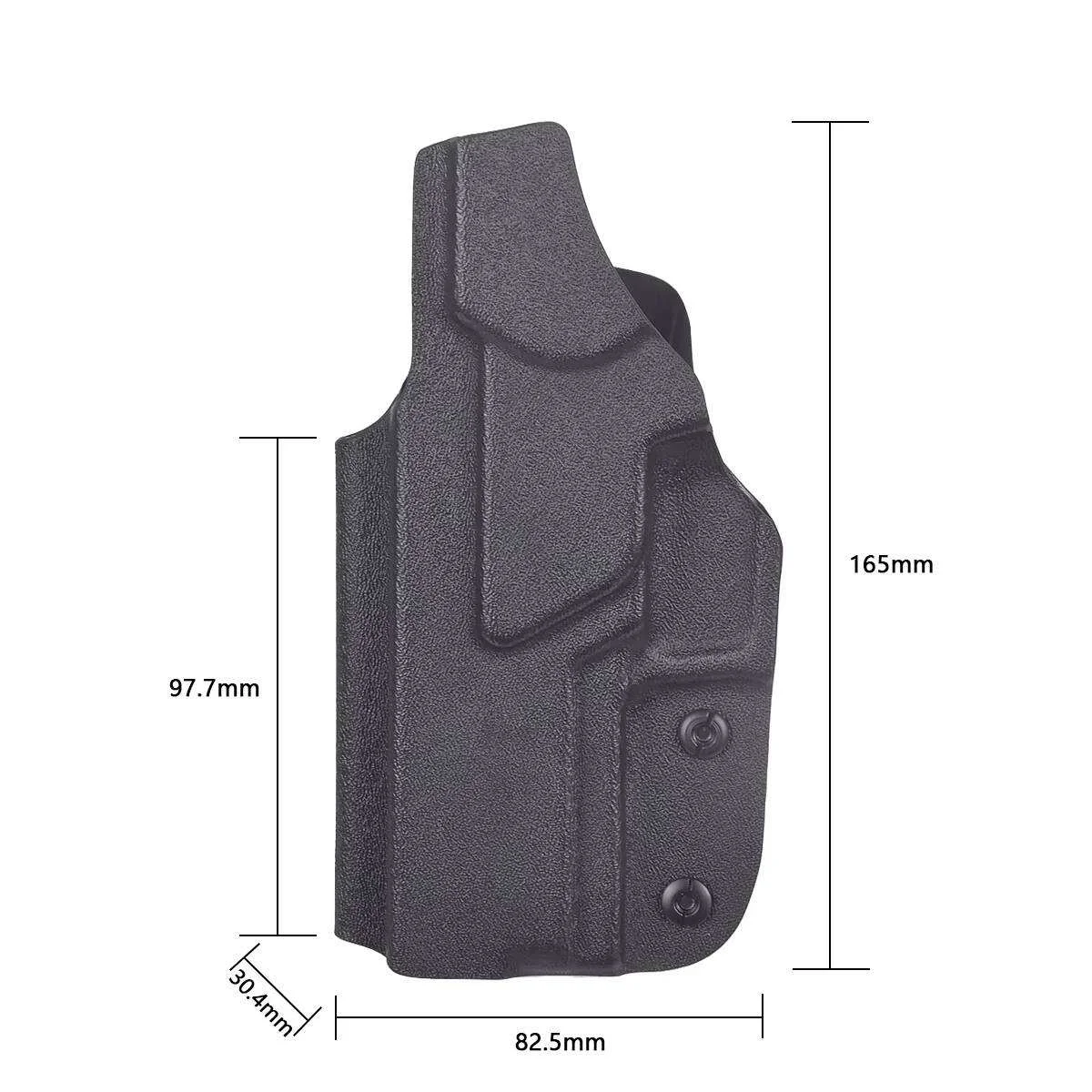 Фото Тактическая кобура Kydex для пистолетов Sig P320 M18 M17 X5 DK05, IWB, для правой руки, скрытое ношение, с креплением на ремень №2
