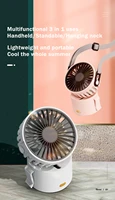 portable hanging neck mini fan usb rechagreable silent travel handheld air cooling fan for office home room outdoor sports fans